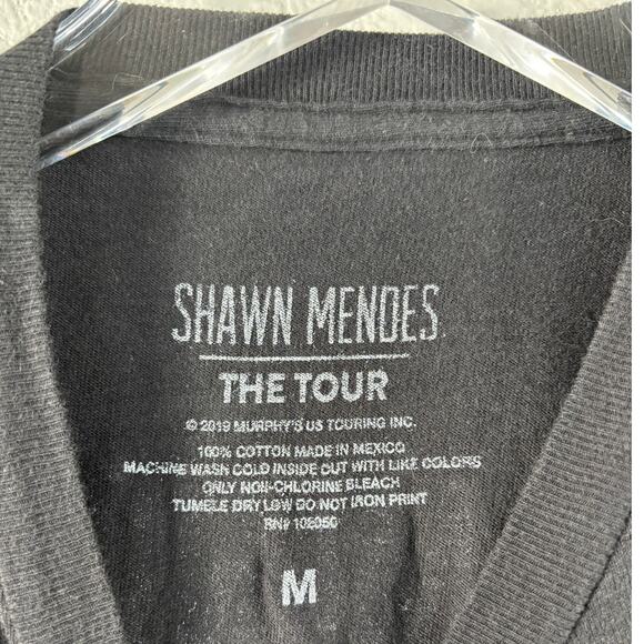 Shawn Mendez The Tour 2019 T-Shirt Size M - Picture 3 of 5